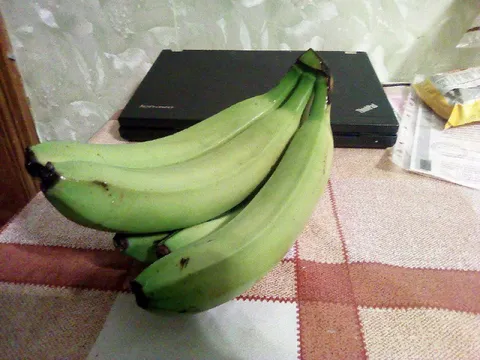 Зелёные бананы на приставке