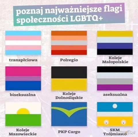Najważniejsze flagi społeczności LGBTQ+