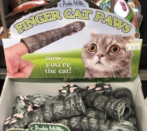 Finger Cat Paws Toy