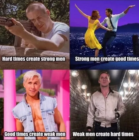 Hard Times Create Strong Men