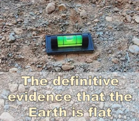 Level Proves Earth Is Flat