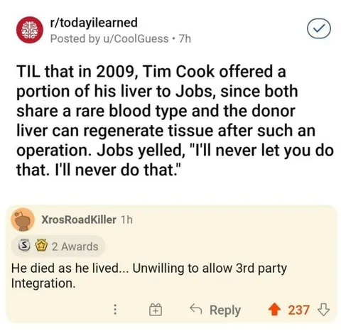 Jobs Refuses Third Party Integration