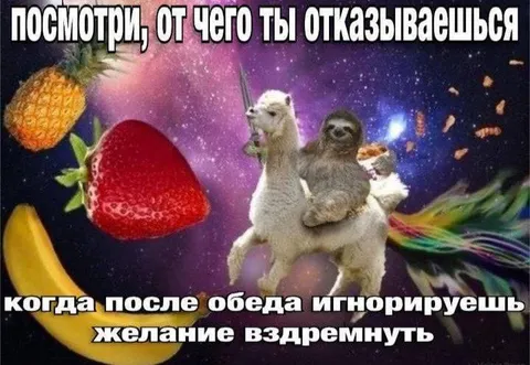Когда игнорируешь желание вздремнуть