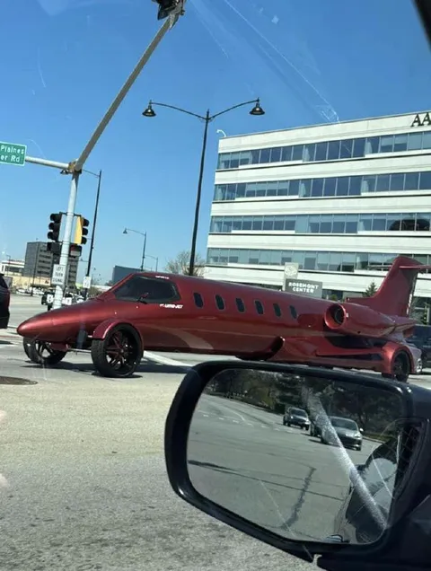 Jet Plane Car Hybrid