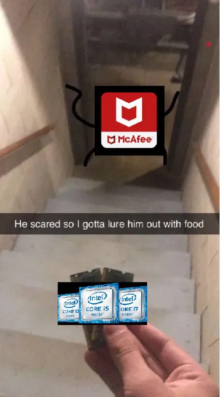 Luring McAfee Out With Intel