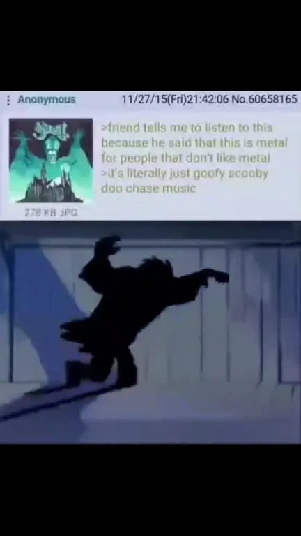 Metal Is Just Scooby-Doo Chase Music