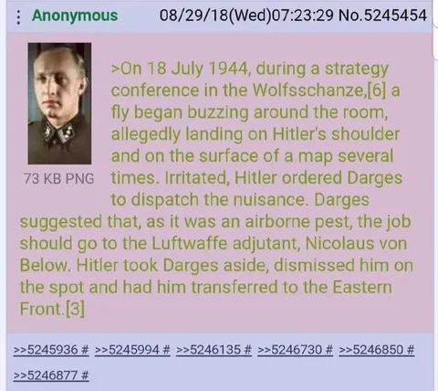 Nazi Joke Sends Him East