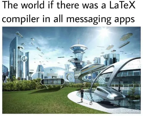 The World With LaTeX Messaging