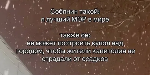 Собянин и купол над городом