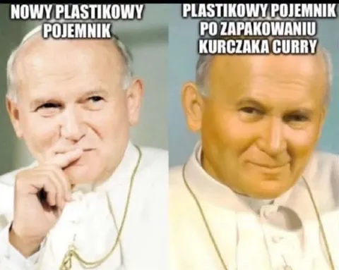 Nowy plastikowy pojemnik