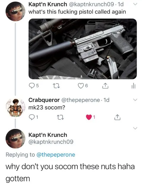 Why Don't You Socom These Nuts