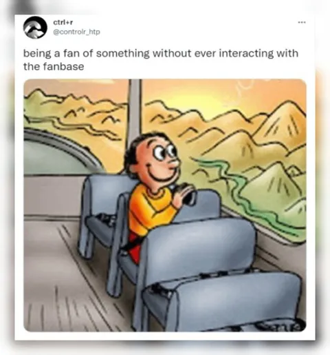 Fan Without Joining the Fandom