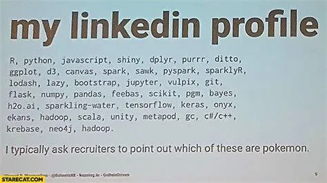 My LinkedIn Profile Has Pokémon