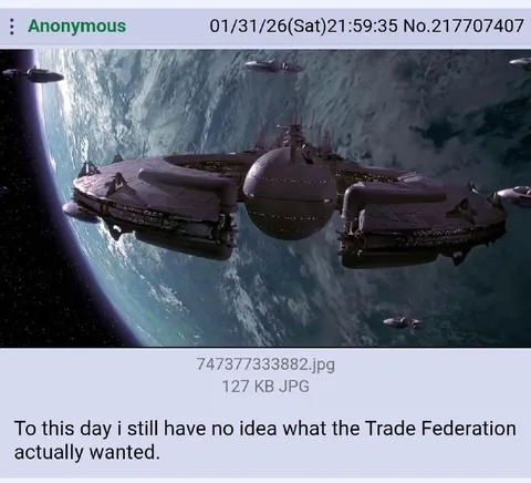 Trade Federation Still Makes No Sense