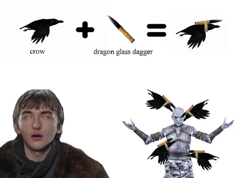 Crow Plus Dragonglass Dagger