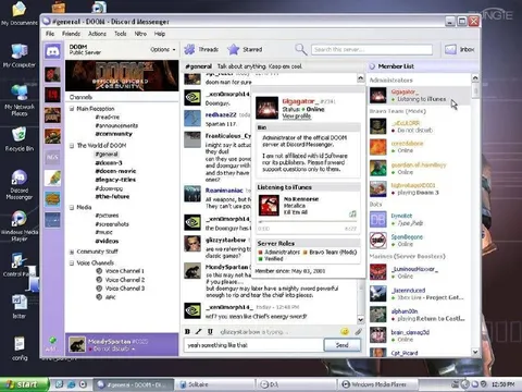 Doom Discord on Windows XP
