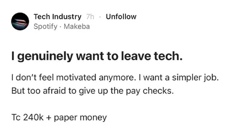 Wanting to Leave Tech