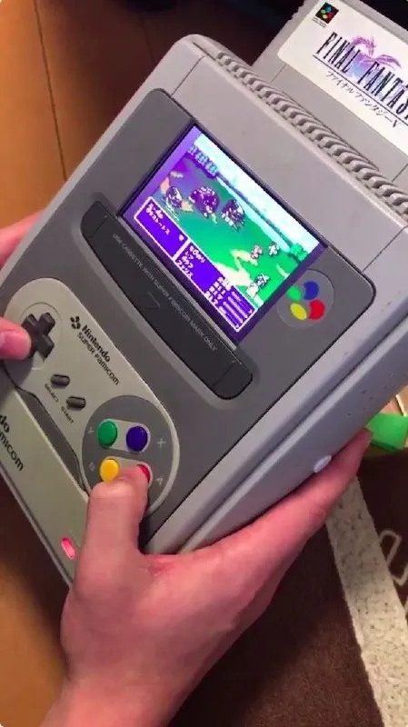 Playing Mario on a Sega console