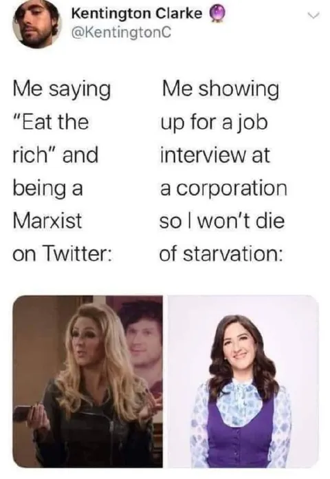 Marxist Twitter Meets Corporate Interview