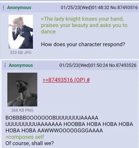 Lady Knight Dance Response