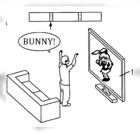 Man Shouting Bunny at TV