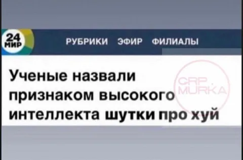 Шутки про хуй и интеллект