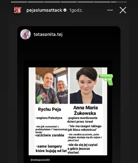 Peja kontra Anna Maria Żukowska
