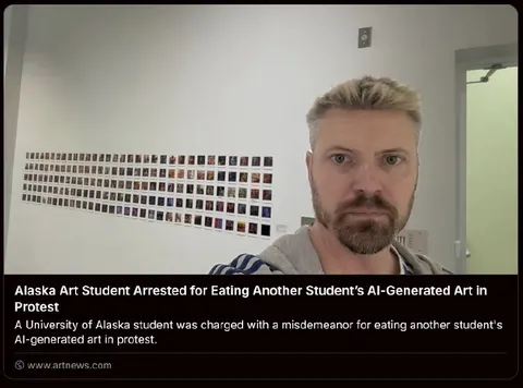 Alaska Student Eats AI Art