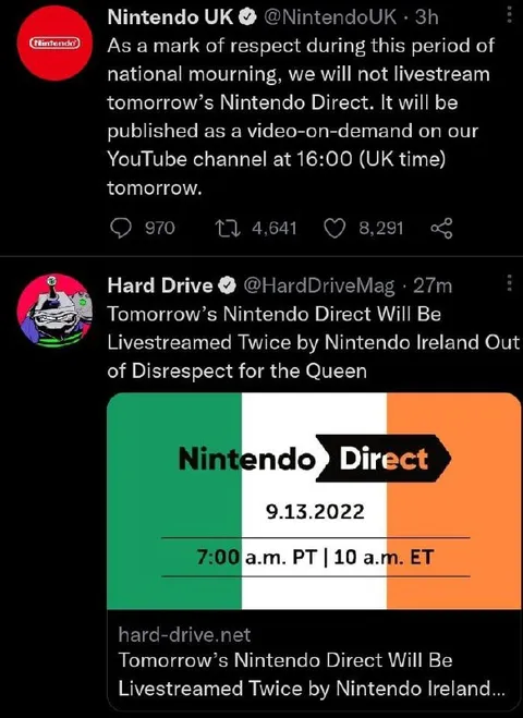 Nintendo Direct Disrespects the Queen