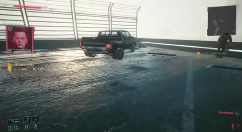 We'll Be Right Back Cyberpunk Car