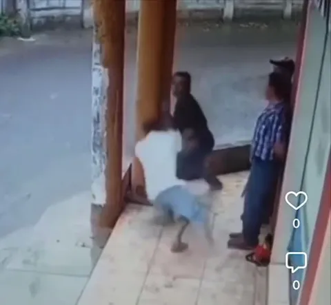 Неудачная драка у магазина