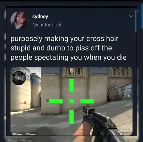 Making the Crosshair Stupid