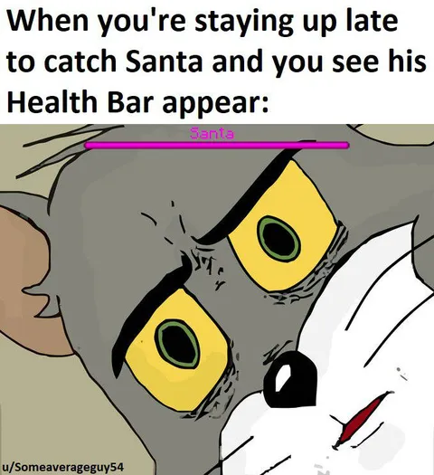 Santa Health Bar Appears