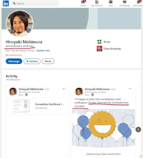 Hiroyuki Nishimura Gets Certified