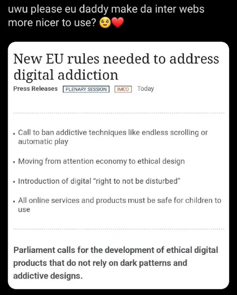 EU Makes the Internet Nicer