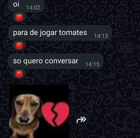 Cachorro triste quer conversar