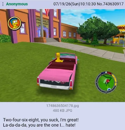 Homer’s Pink Car Song