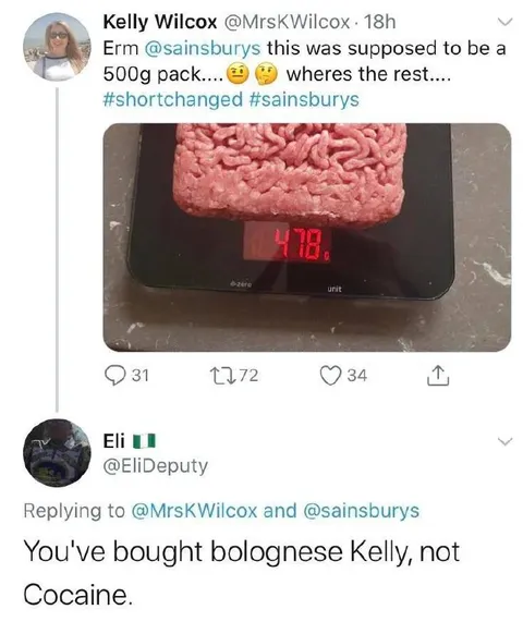 500g Pack Shortchanged