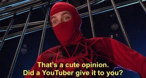 Spider-Man mocks your opinion