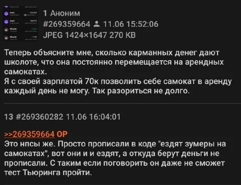 Зумеры на арендных самокатах