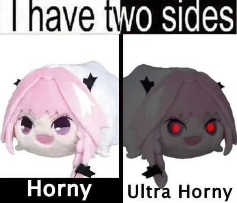 I Have Two Sides Horny Meme
