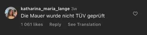 Die Mauer wurde nicht geprüft