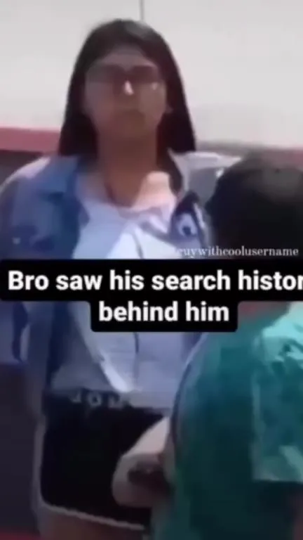 Bro Sees His Search History