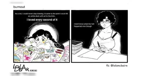 Childhood Drawing Burnout