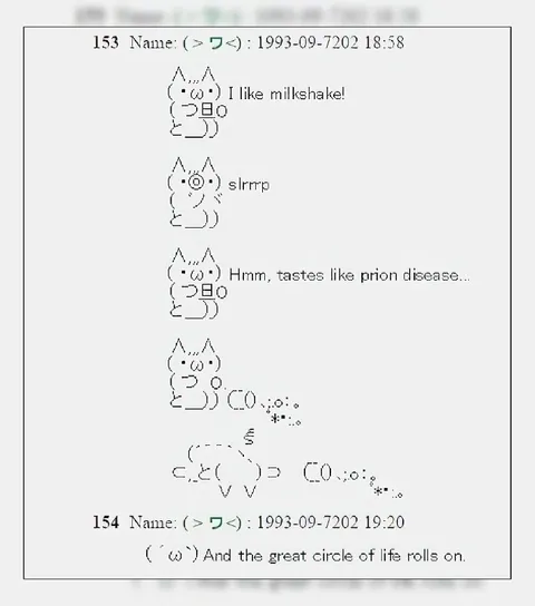Milkshake Prion Disease Cat