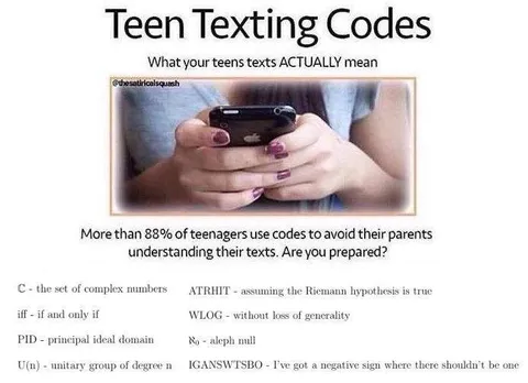 Teen Texting Codes Explained