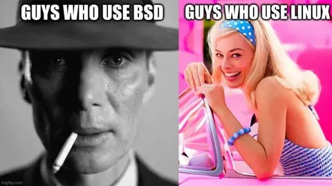 Guys Who Use BSD vs Linux