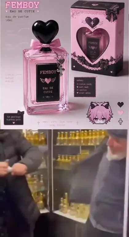 Femboy Perfume Reaction