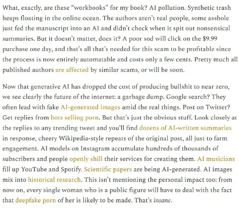 AI Pollution and Synthetic Trash