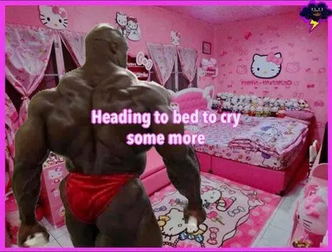 Muscle Man Goes to Cry